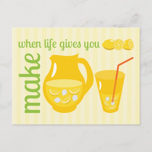 Make Lemonade Postcard (Front)