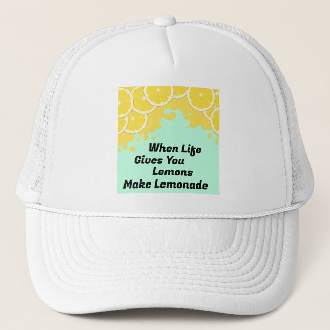 Make Lemonade Trucker Hat (Front)