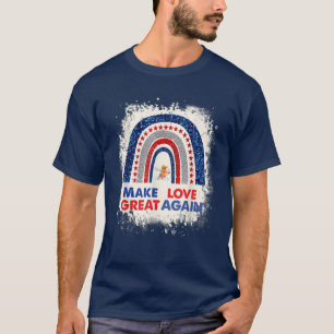 Make Love Great Again Cupid Trump Valentines Day T-Shirt