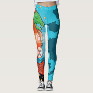 Make Love, No Pebble Mine Leggings