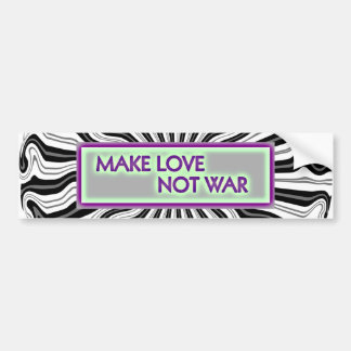 MAKE LOVE NOT WAR Bumper Sticker