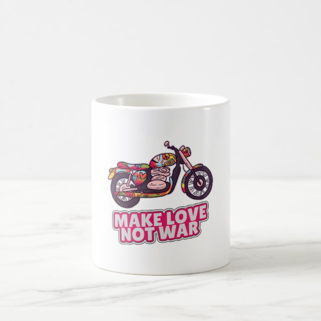 Make love not war coffee mug (Center)