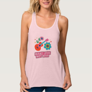 Make love not war singlet