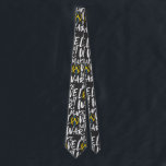 Make Love Not War Support Ukraine  Tie<br><div class="desc">Make Love Not War show your support and love for Ukraine. The Peace logo design in the colours of the Ukrainian flag is perfect for people who stand with Ukraine. This design also fits in time for Earth Day,  celebrated on April 22.</div>