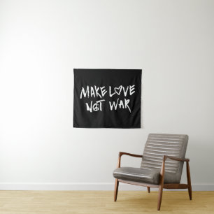 Make Love Not War Tapestry