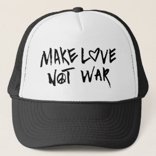 Make Love Not War Trucker Hat