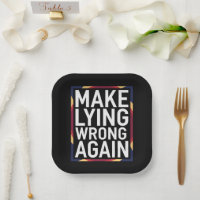 Make Lying Wrong Again Gift Resist Anti-Trump
