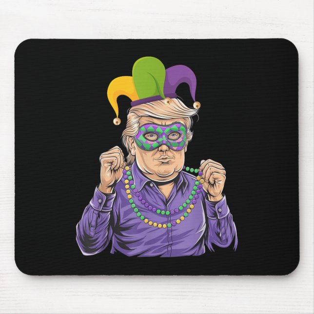 Make Mardi Gras Great Again Fun Mardi Gras Men Wom Mouse Pad (Front)