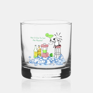 MAKE MARGARITAS by Jeff Willis Art Whiskey Glass