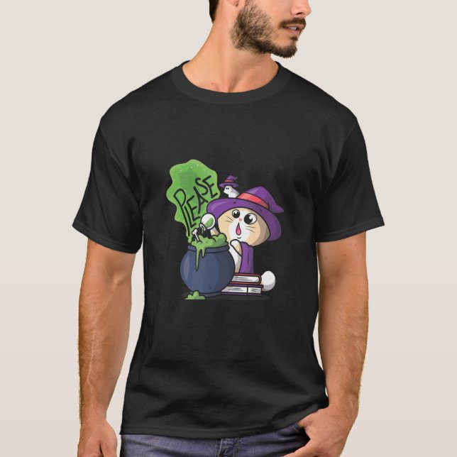 Make Me A Potion Please Magical Power Wizard T-Shirt (Front)