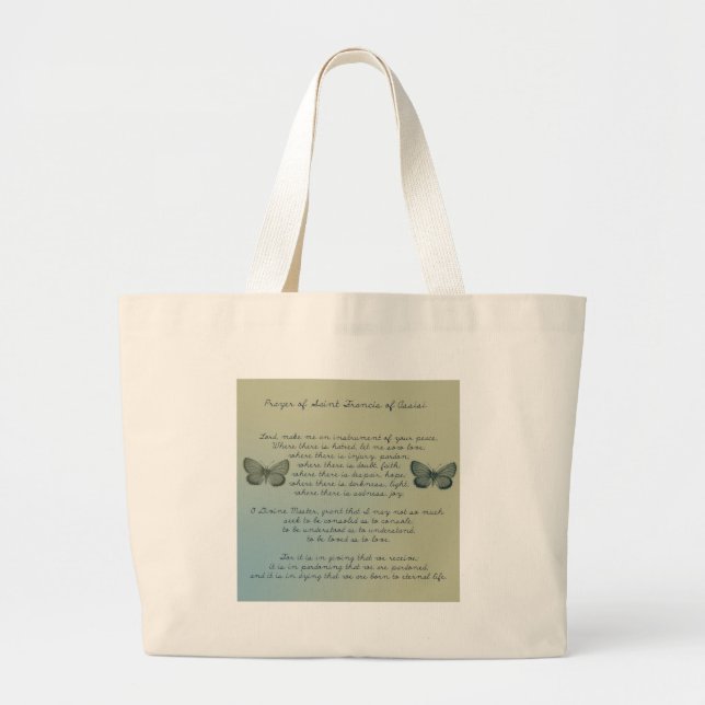 Make Me An Instrument Large Tote Bag (Front)