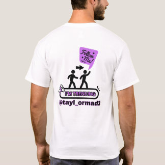 MAKE ME FAMOUS Social Media Two-side Unisex T-Shirt