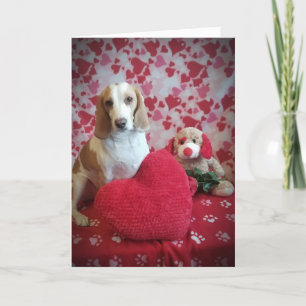 MAKE ME "HAPPY" AND SAY YOU'LL BE MY VALENTINE HOLIDAY CARD