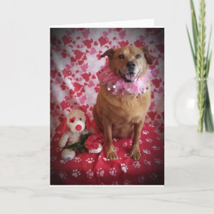 MAKE ME "HAPPY" AND SAY YOU'LL BE MY VALENTINE HOLIDAY CARD