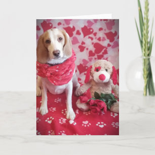 MAKE ME "HAPPY" AND SAY YOU'LL BE MY VALENTINE HOLIDAY CARD