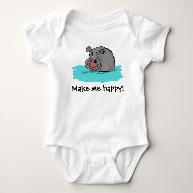 Make me happy baby bodysuit (Front)