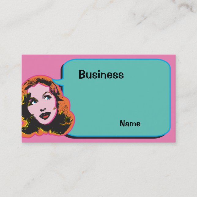 Make Me Laugh Business Card (Front)