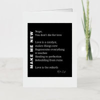 Make Me New Love Encouragement poem poetry 