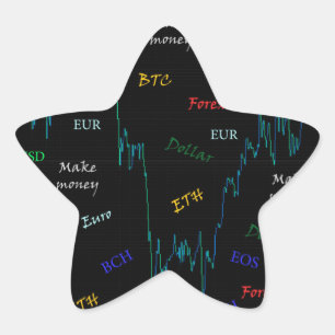 Make money on Forex Star Sticker