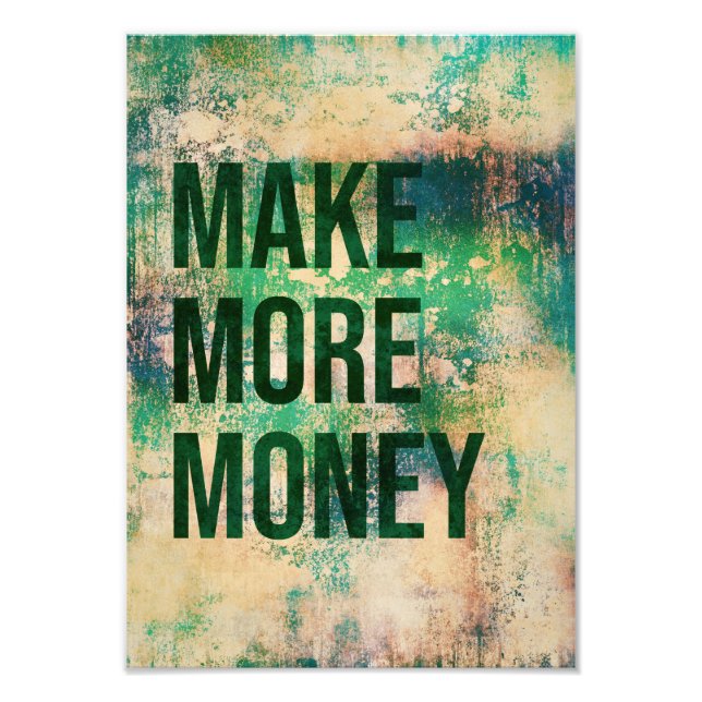 Make more money office poster (Front)