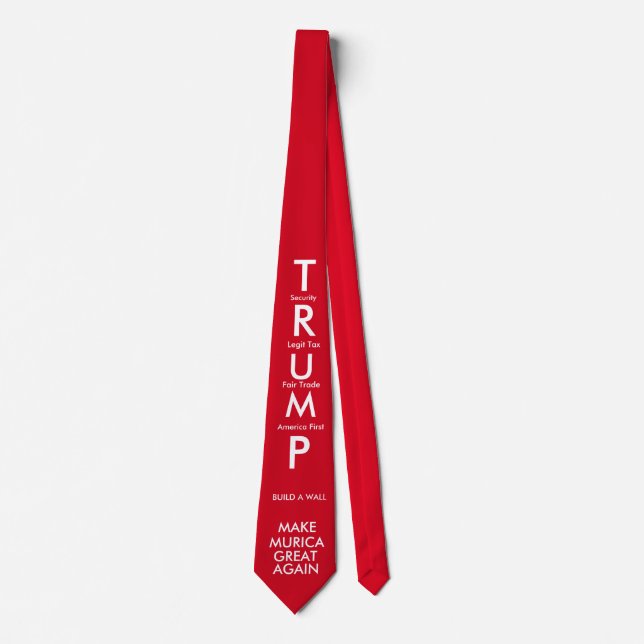 Make Murica Great Again PC Tie (Front)