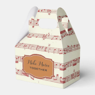 Make Music Wedding Favour Box