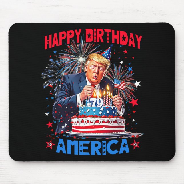 Make My Birthday Great Again  Mouse Pad (Front)