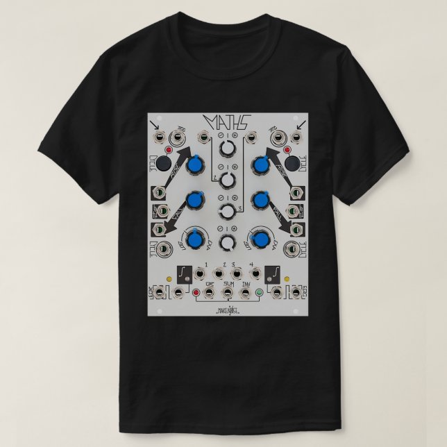 Make Noise Maths Eurorack Modular Synth Function G T-Shirt (Design Front)