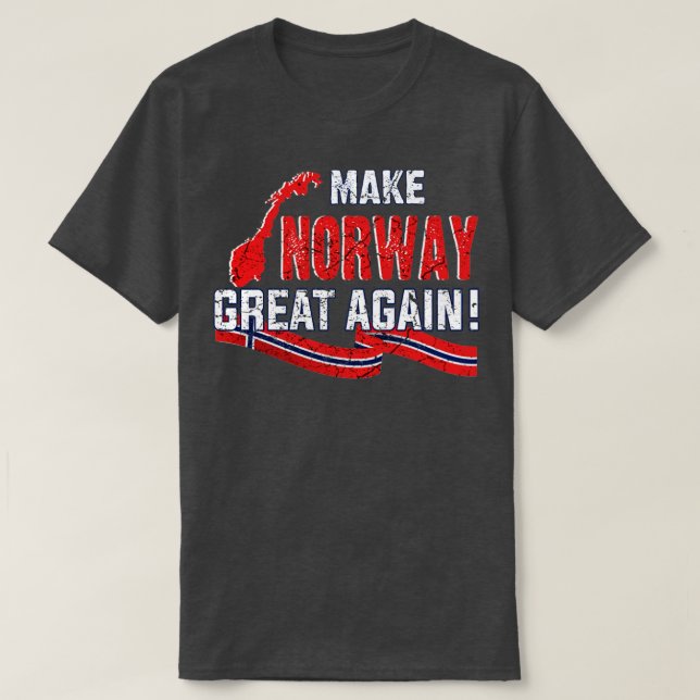 Make Norway Great Again T-Shirt (Design Front)