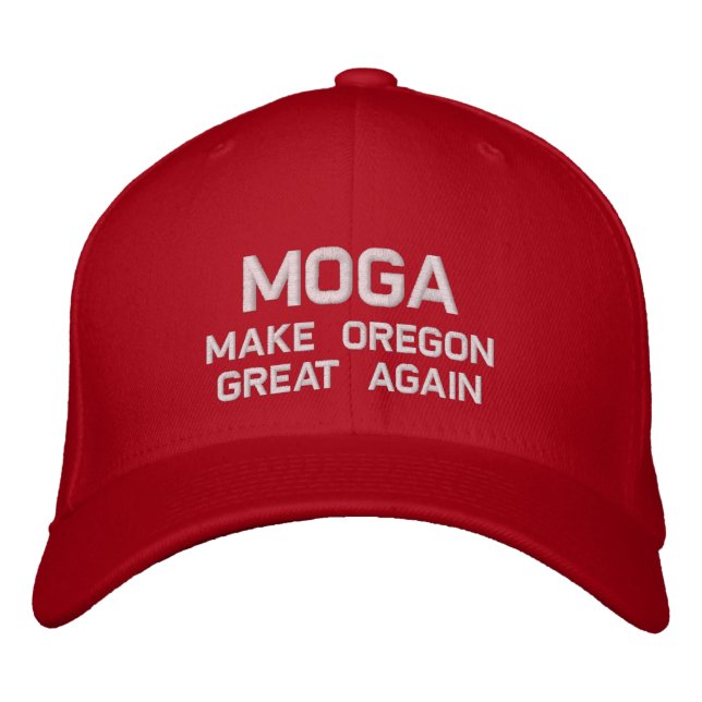 Make Oregon Great Again Embroidered Hat (Front)