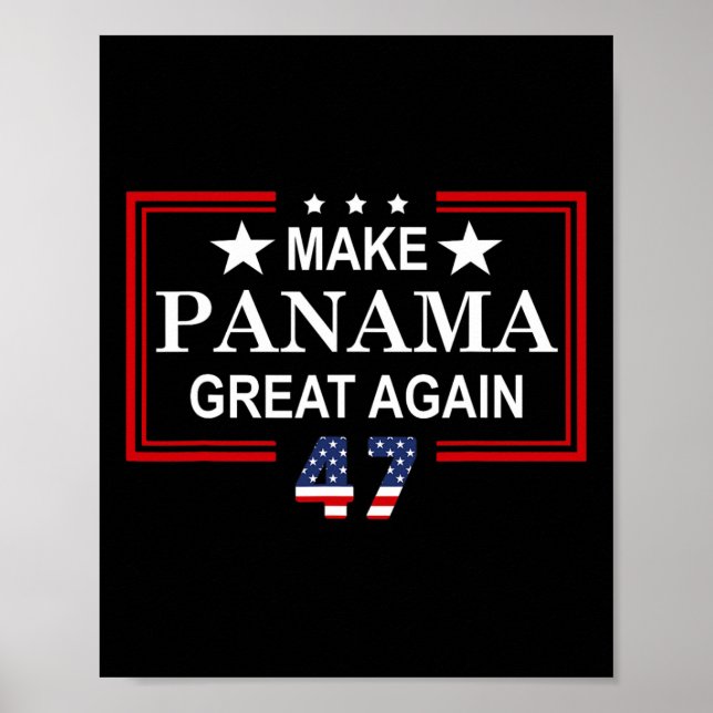 Make Panama Great Again Flag  Poster (Front)