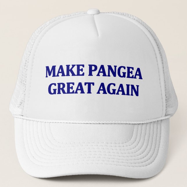 Make Pangea Great Again Trucker Hat (Front)