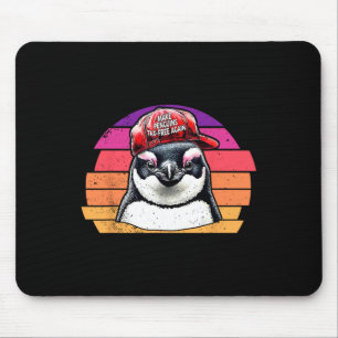 Make Penguin Tax Free Again - Resist Penguins Agai Mouse Pad