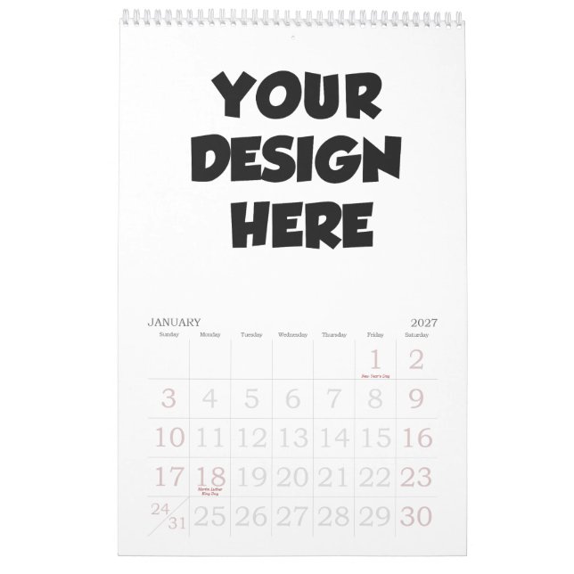 Make Personalised Calendar - Free Calendar Maker (Jan 2027)