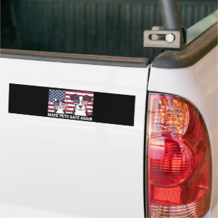 Make Pets Safe Again Trump Harris Debate 2024 Bumper Sticker