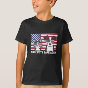 Make Pets Safe Again Trump Harris Debate 2024 T-Shirt