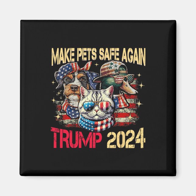 Make Pets Safe Again Trump Harris Debate Eating Th Magnet (Front)