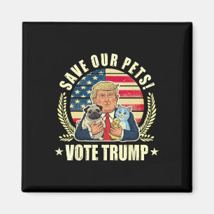 Make Pets Safe Again Vote For Trump Vance Election Magnet