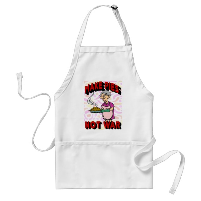 Make Pie Not War Standard Apron (Front)