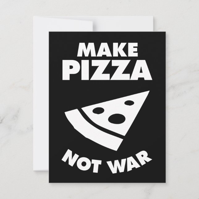 Make Pizza Not War (Front)