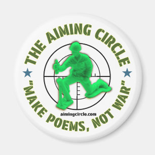 "Make Poems, Not War" magnet