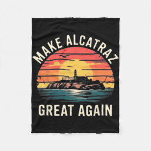 Make Prison Great Again Shirt Funny Trump Have A D Fleece Blanket