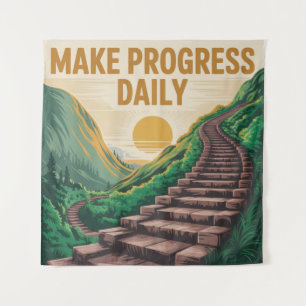 Make Progress Daily Tapestry