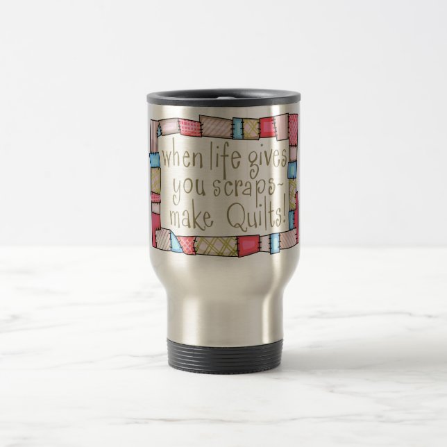 Make Quilts Travel Mug (Center)