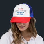 Make Racism Wrong Again Trucker Hat<br><div class="desc">Make racism wrong again trucker hat</div>