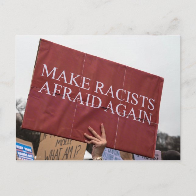 Make Racists Afraid Again Postcard (Front)