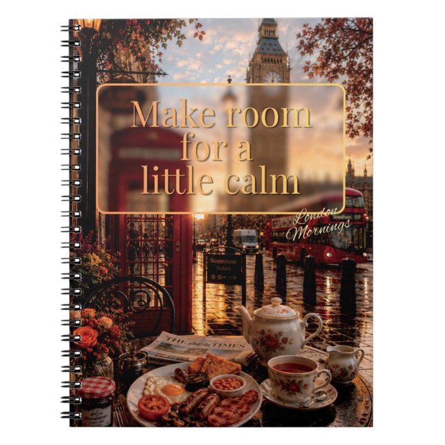 Make Room For A Little Calm London Journal (Front)