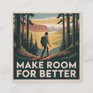 Make Room For Better Square Business Card