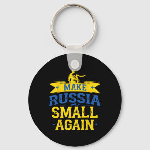 Make Russia Small Again – Funny Ukraine-inspired S Key Ring