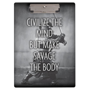 Make Savage The Body - Training Motivational Clipboard